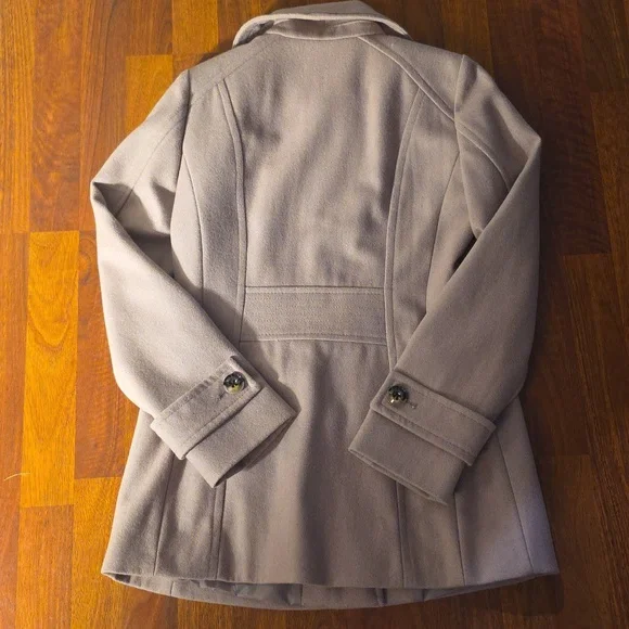 London Fog Women's TMauve/ TanPea Coat - Picture 5 of 5